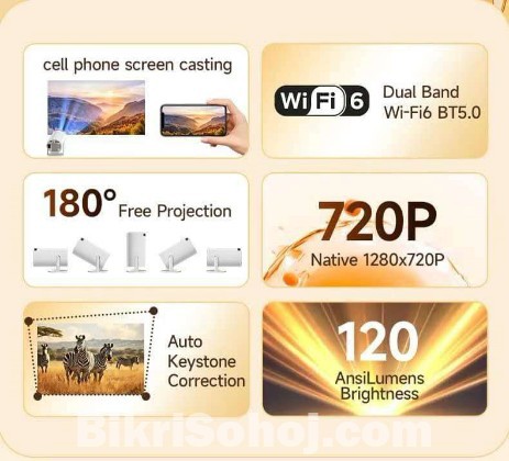 HY300 Smart Mini Projector